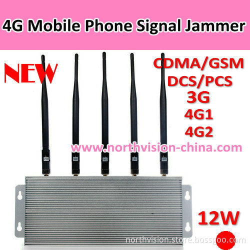 4G Mobile Signal Jammer with Cooling Fan System